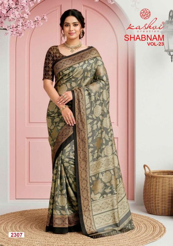 Kashvi shabnam vol 23 wholesale saree online shopping in india